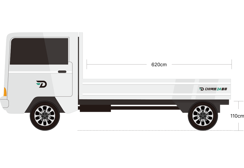 5톤 카고 측면 도면