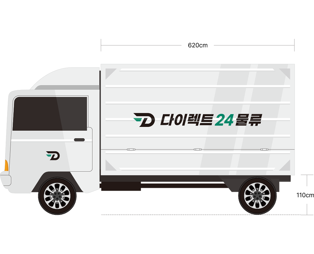 5톤 윙바디 측면 도면