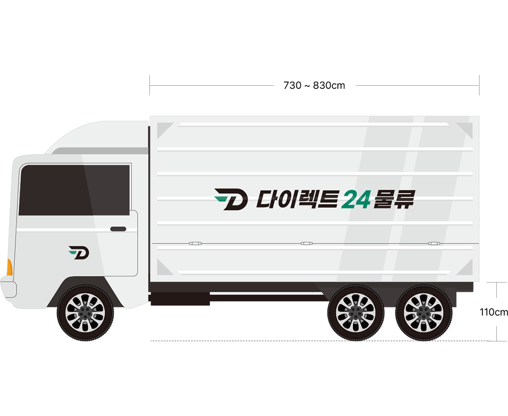 5톤 플축윙 측면 도면